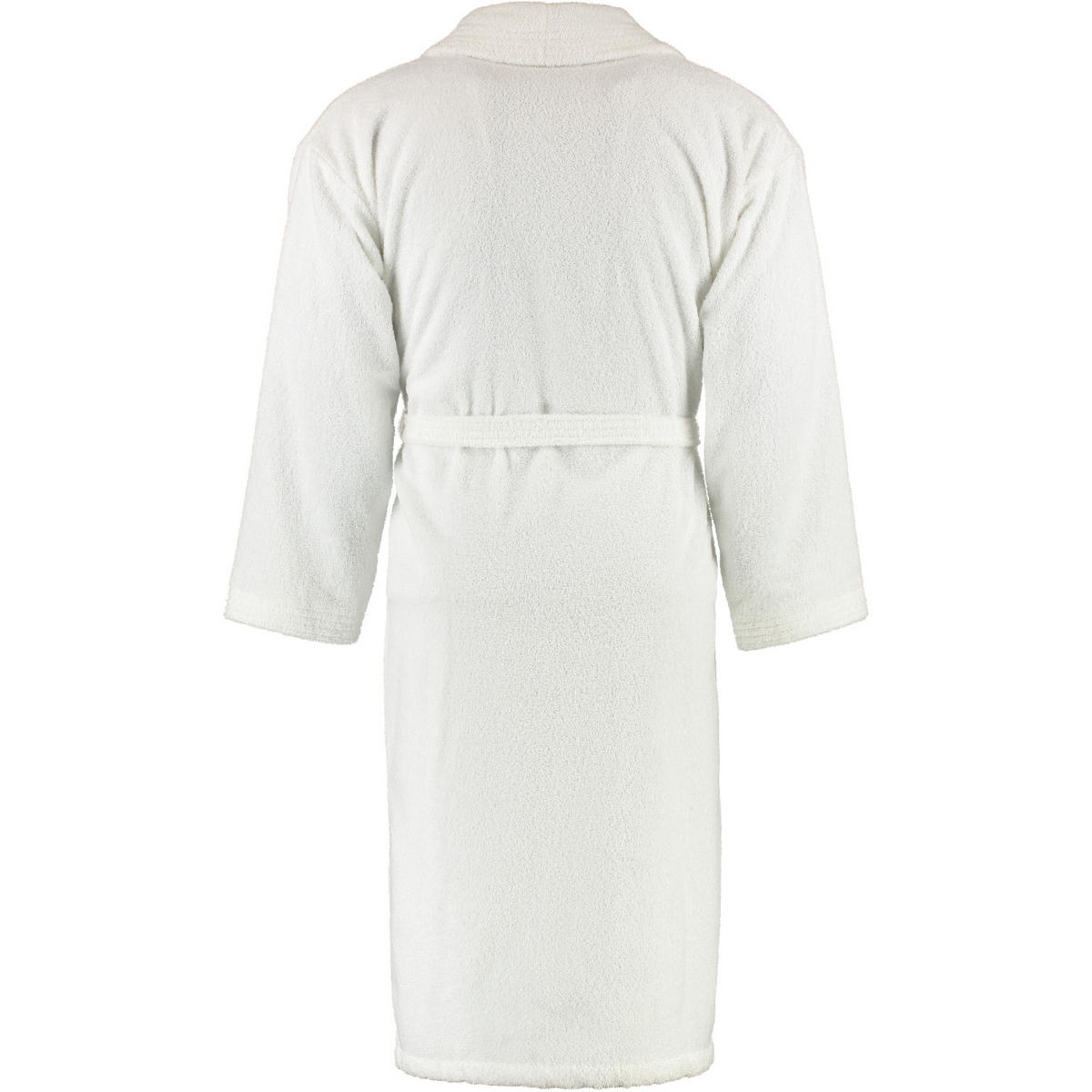 BADEMANTEL UNISEX SCHALKRAGEN SIR & LADY WEISS - 01 - Weiß, Textil (Snull) - Rhomtuft