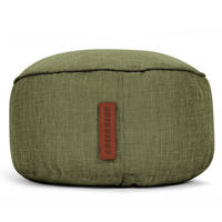 SITZSACK-HOCKER "Home Linen" 45x25cm - Grün, Textil (45/25/45cm) - Green Bean