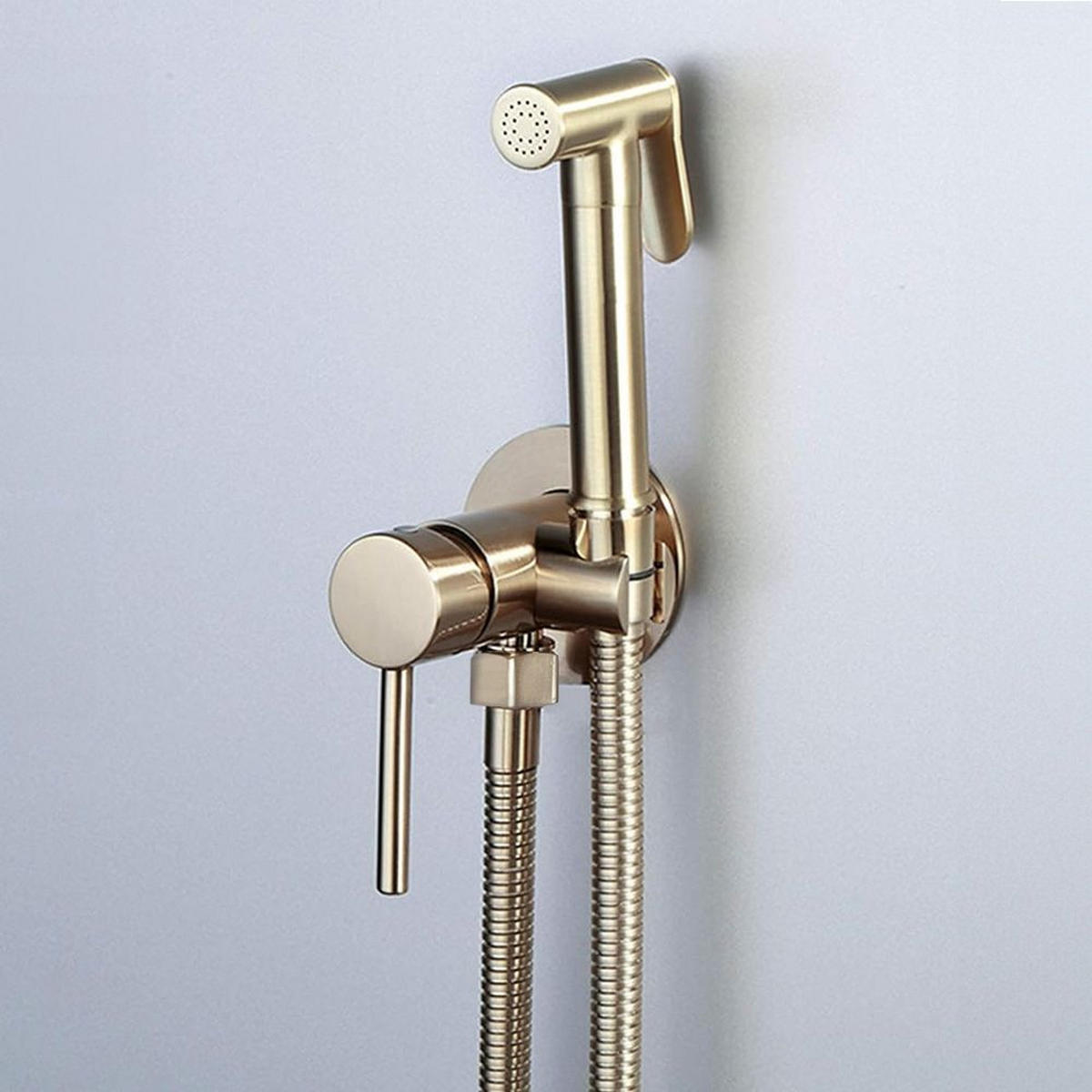 BIDETARMATUR LUNGO LOOP GOLD BRUSH 9/7/19 cm - Goldfarben, Metall (7/19/9cm) - REA