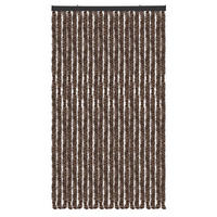 FLAUSCHVORHANG (90x200 cm) Türvorhang in "Meliert Beige-Braun" - Beige, Kunststoff (90/2/200cm) - Arsvita