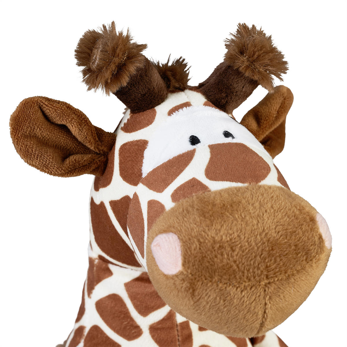 DÖRRSTOPP Brun Beige giraff - Ljusbrun, Textil/Naturmaterial (25/23cm) - Relaxdays