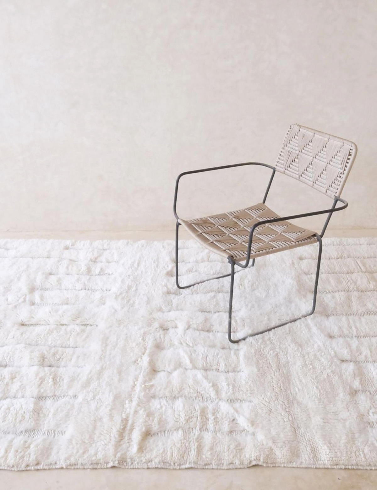 BERBERTEPPICH aus Marokko aus reiner Wolle 250x 300 cm - Weiß, Naturmaterialien (250/300cm) - AFK Living
