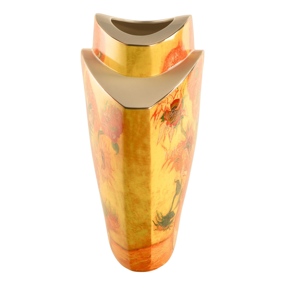 VASE Vincent van Gogh - Sonnenblumen, Porzellan, Bunt, 43 cm - Multicolor, Keramik (43cm) - Goebel