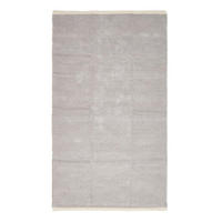 HANDWEBTEPPICH Chenille 110/170 cm - Hellgrau, Textil (110/170cm) - Homescapes
