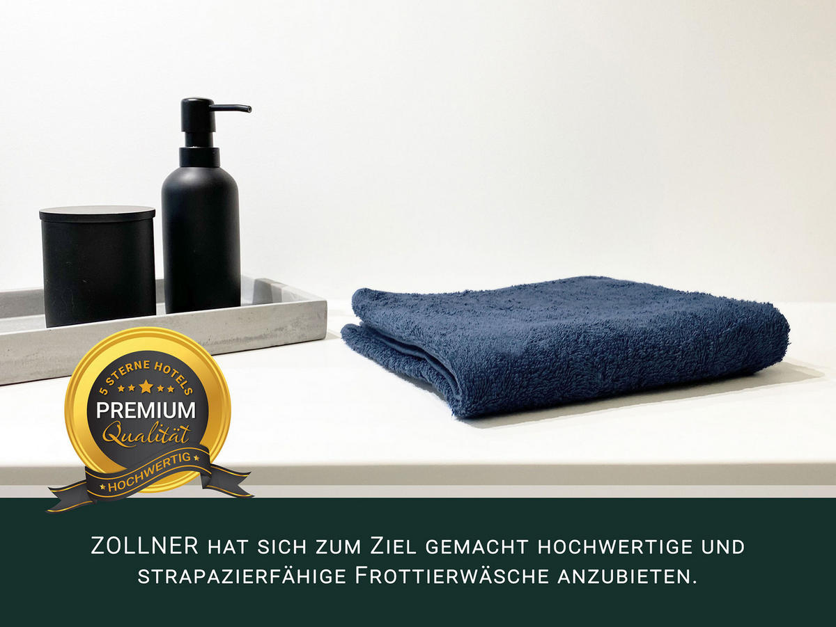 HANDTÜCHER, 6er-Set, 50x100 cm, 100% Baumwolle, Blau - Dunkelblau, Textil (50/100cm) - Zollner