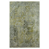 TEPPICH modern Flachgewebe CROWN Grün 240 x 340 cm - Grün, Textil (240/340cm) - Novatrend