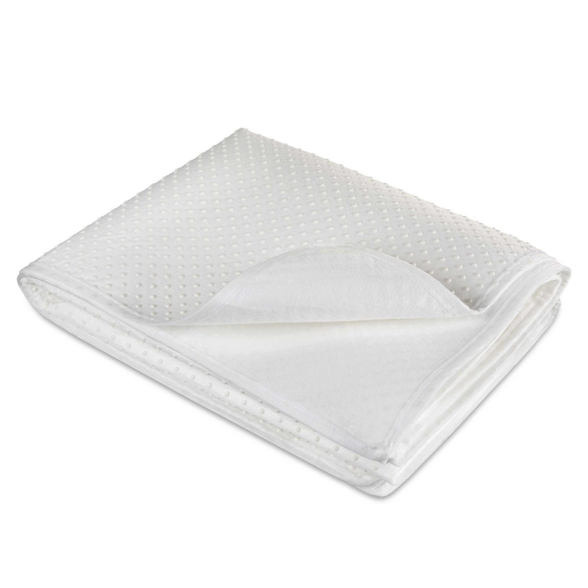 NOPPEN-MATRATZENSCHONER, Traumhaft gut schlafen, 100% Polyester, Größe: 90 x 197 cm - Weiß, Textil (90/197cm) - Betten-ABC