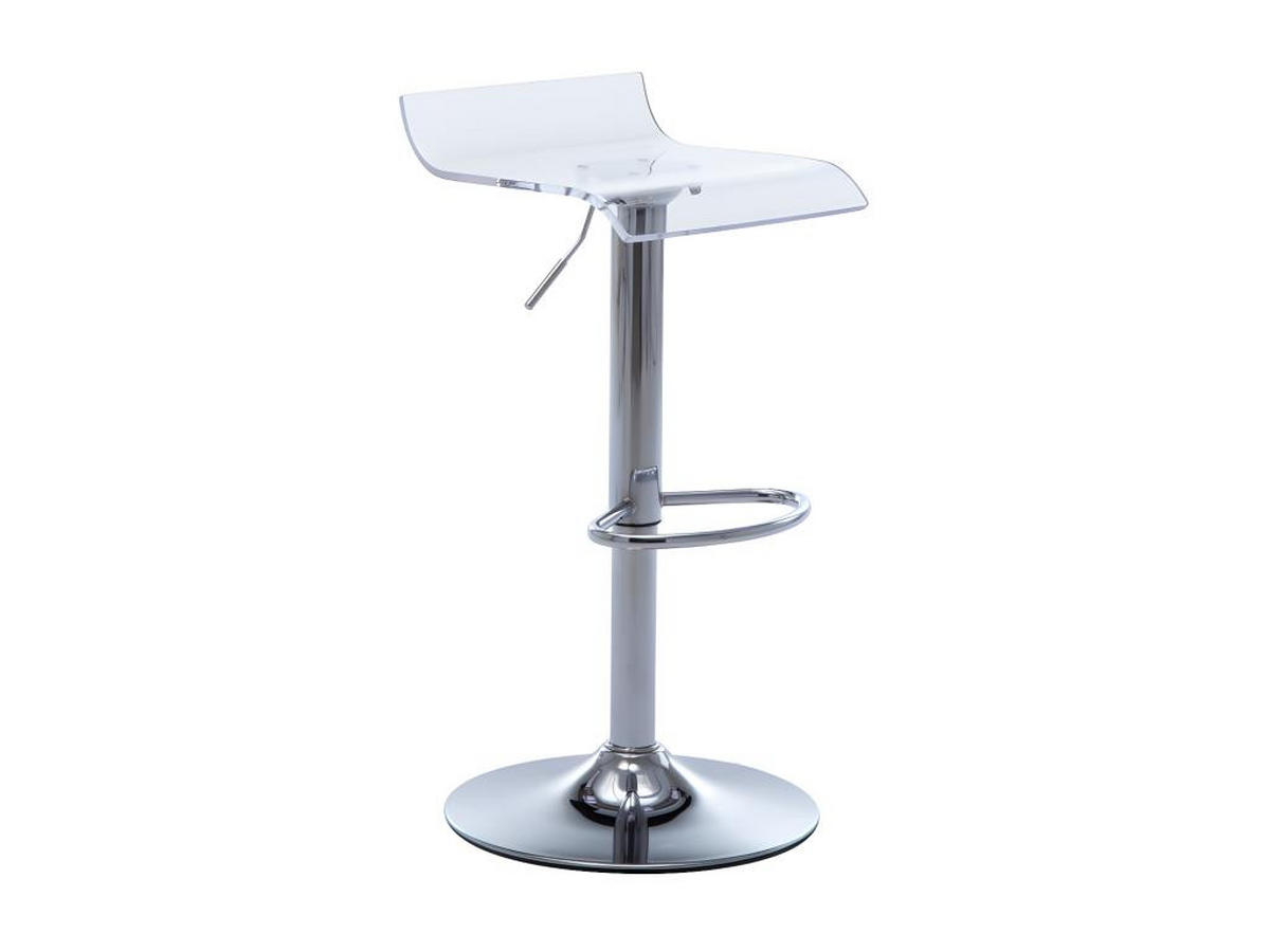 BARHOCKER 2er-Set - Transparent - OLIVER - Transparent, Kunststoff (45/84/45cm) - Vente-Unique