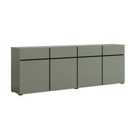 KOMODA Lilia Zelena - zelena, leseni material (225/78.5/40cm) - Petits-meubles