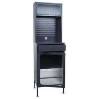 HIGHBOARD Anthrazit - Anthrazit, Metall (54/182/40cm) - MCW