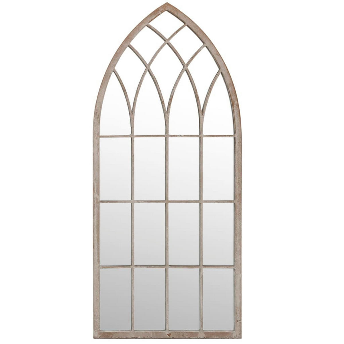 SPIEGEL Sandfarben 100x45 cm Eisen für den Innenbereich - Creme, Metall (45/100/1cm) - furnicato