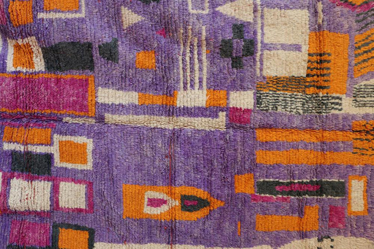 BERBERTEPPICH aus Marokko aus reiner Wolle 200x 300 cm - Multicolor, Naturmaterialien (200/300cm) - AFK Living