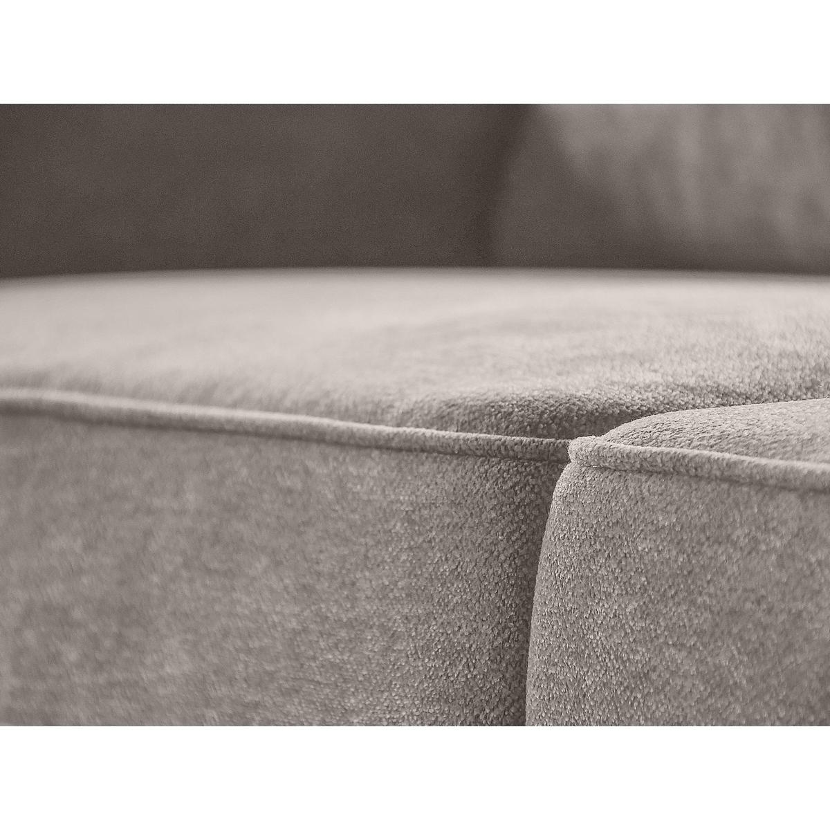 ECKSOFA Parma ohne Schlaffunktion cappuccino rechts - Schwarz/Cappuccino, Textil (314/224cm) - Beautysofa