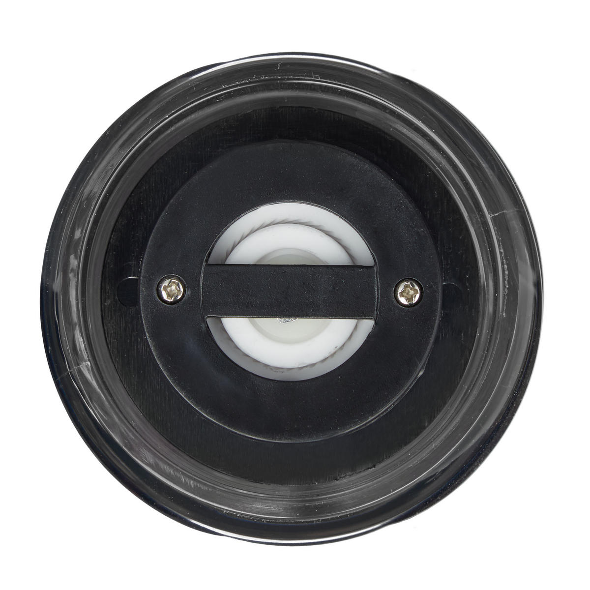 PFEFFERMÜHLE manuell - Transparent, Keramik/Kunststoff (6.5/26.5/6.5cm) - Relaxdays