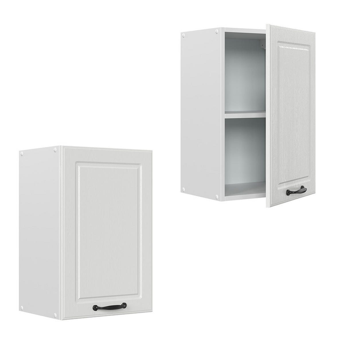 HÄNGESCHRANK R-Line Weiß Landhaus 40 cm - Weiß, Holzwerkstoff (40/60/31cm) - Vicco
