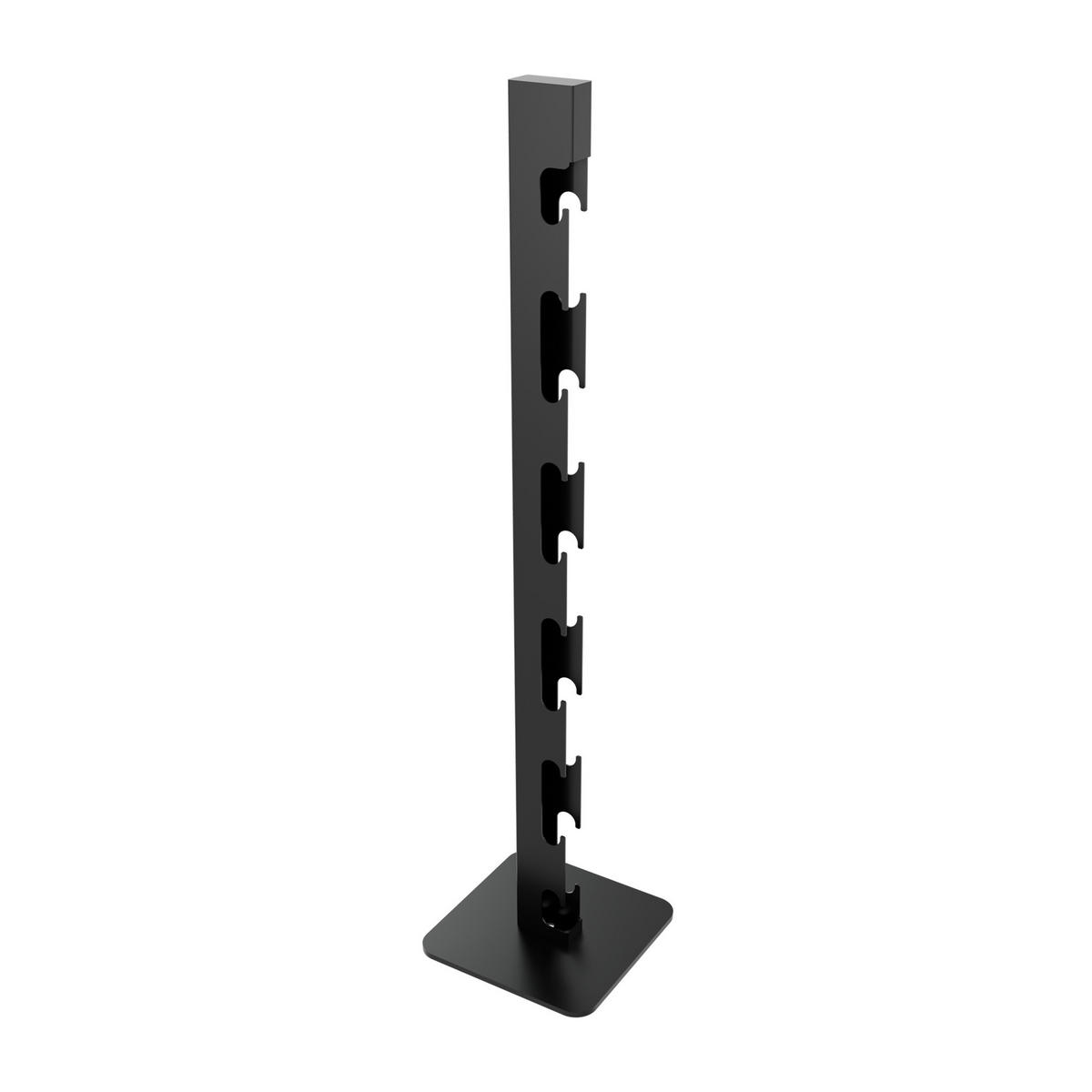 WEINREGAL Douro Metall,Schwarz, Für 12 Weinflaschen 110/26/26cm - Schwarz, Metall (26/110/26cm) - Metalo Pro