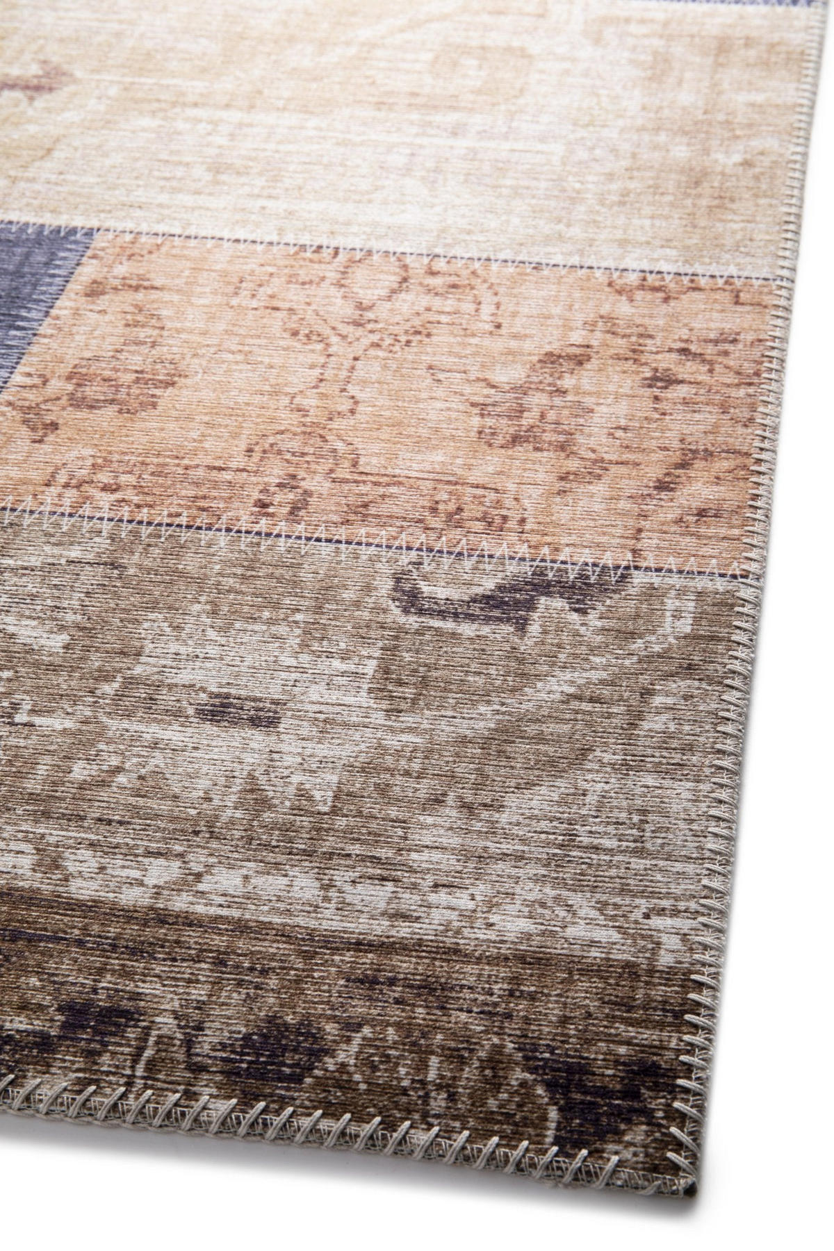 TEPPICH mit englischer Nahtverarbeitung mehrfarbig - Multicolor, Textil (120/170cm) - AFK Living