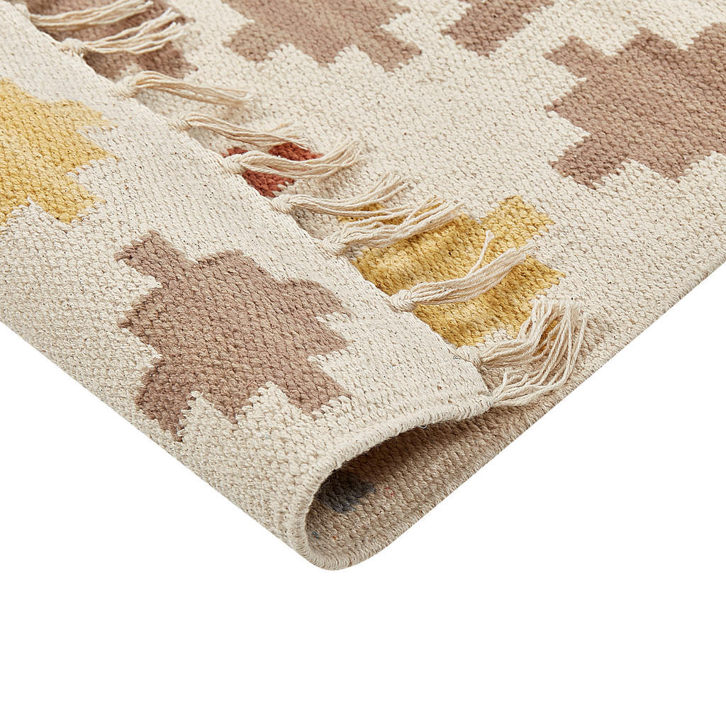 Thumbnail - Beliani Kelim-Teppich, Mehrfarbig, Textil, Grafikmuster, Rechteckig, 200x300 cm, Teppiche & Böden, Teppiche, Webteppiche