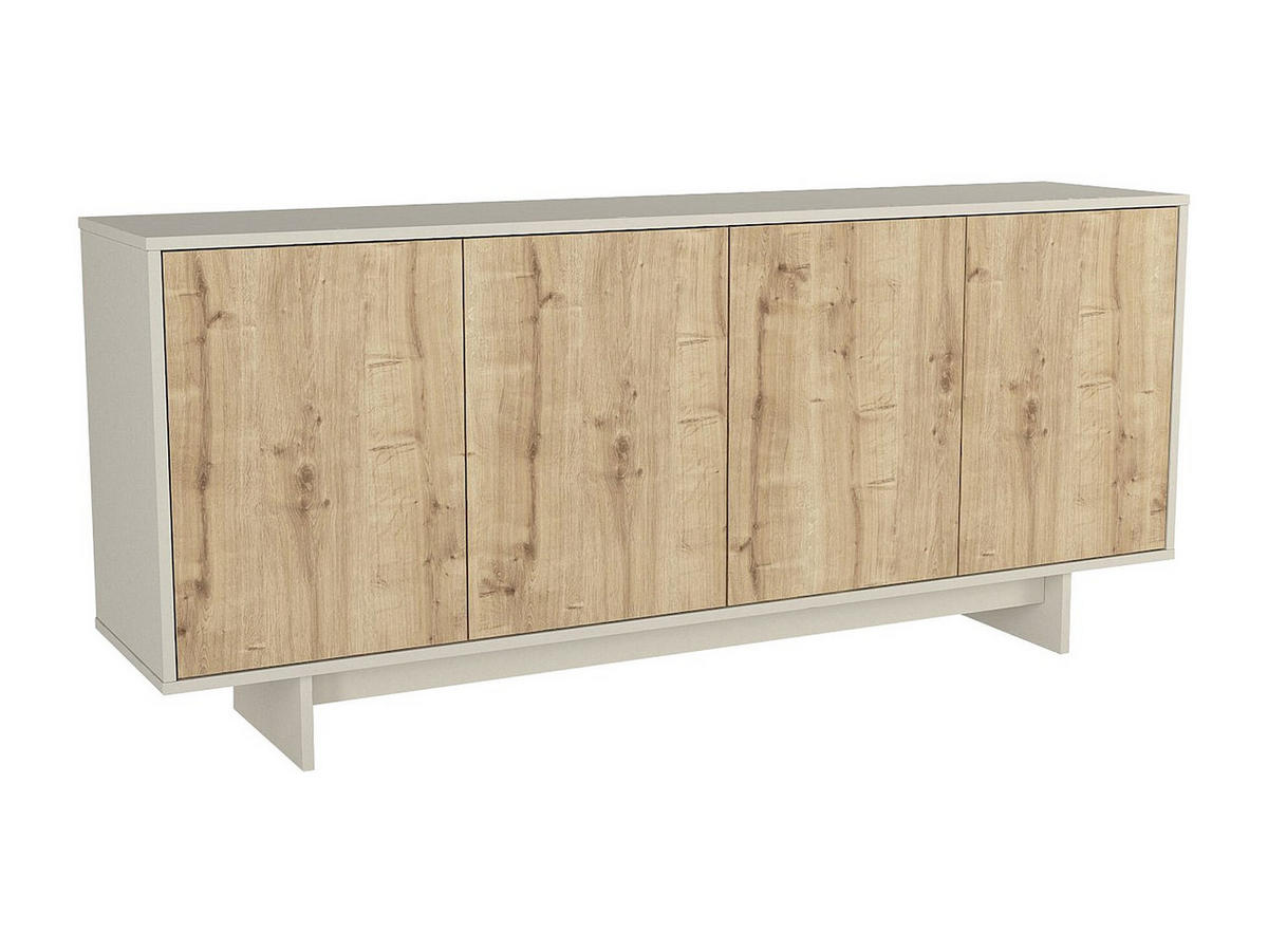 SIDEBOARD - 180 cm x 40 cm - holz - beige, naturfarben hell Zefyna - Beige/Naturfarben, Holz (180/78.8/40cm) - Vente-Unique