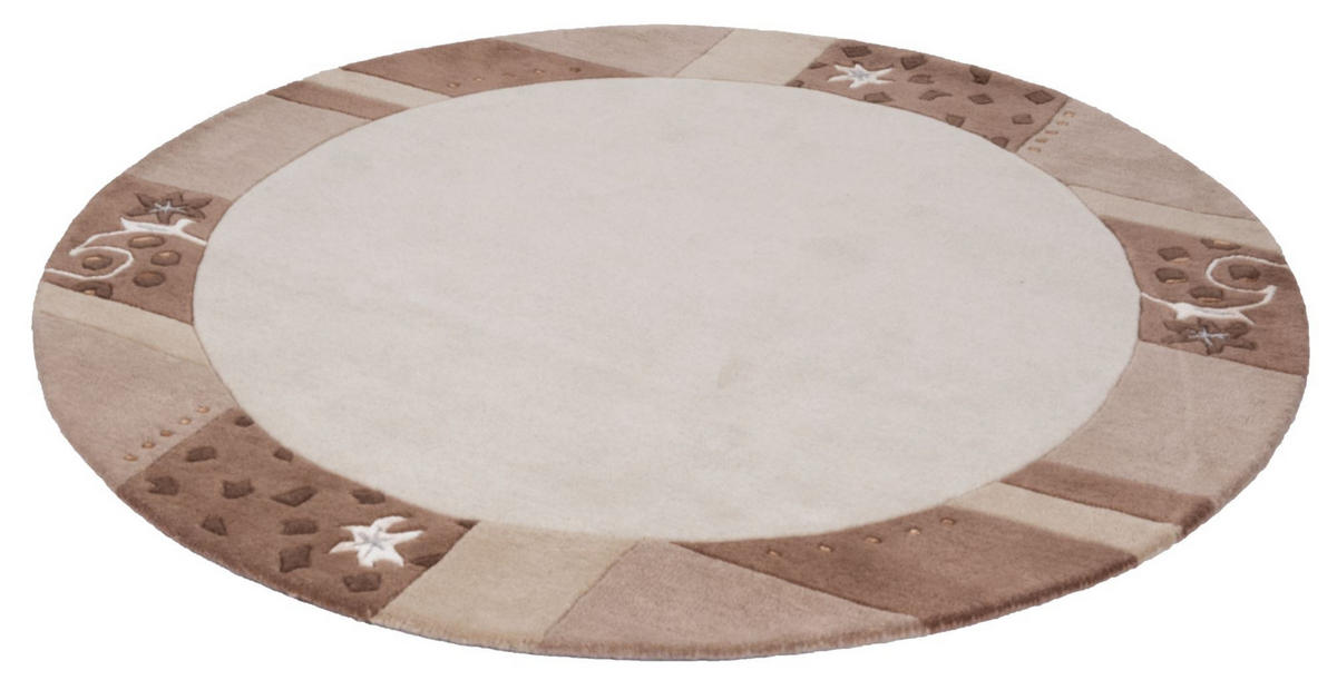 HANDTUFTTEPPICH Royal Ganges 120x180 cm - Terracotta, Textil (120/180cm) - THEKO