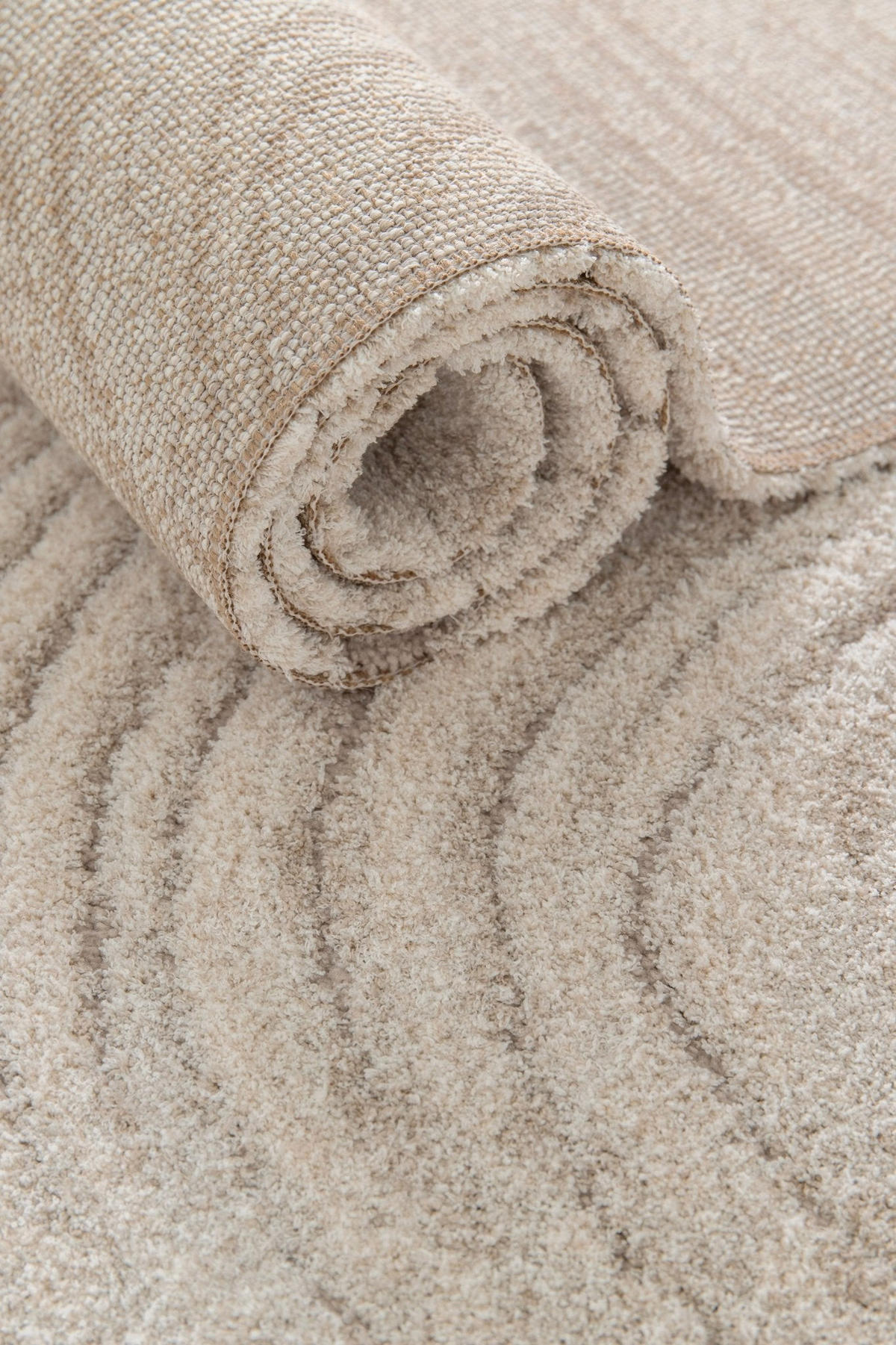 TEPPICH Designer ultraweich beige - Beige, Textil (120/170cm) - AFK Living