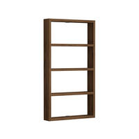 WANDREGAL mit 4 Ablagen - lya 43,2/9/80 cm - Naturfarben, Holzwerkstoff (9/80/43.2cm) - Calicosy