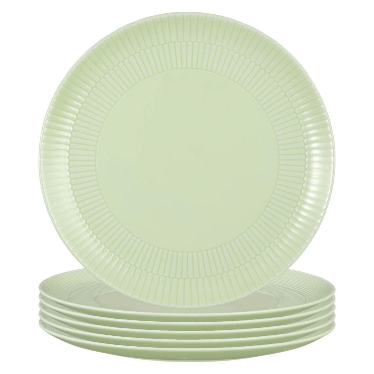 SPEISETELLER Amina Seladon ø 27,8 cm 6er Set - Grün, Keramik (27.8cm) - Seltmann Weiden