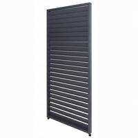 LAMELLENWAND FÜR PERGOLA Anthrazit - Anthrazit, Metall (90/220/6cm) - MCW