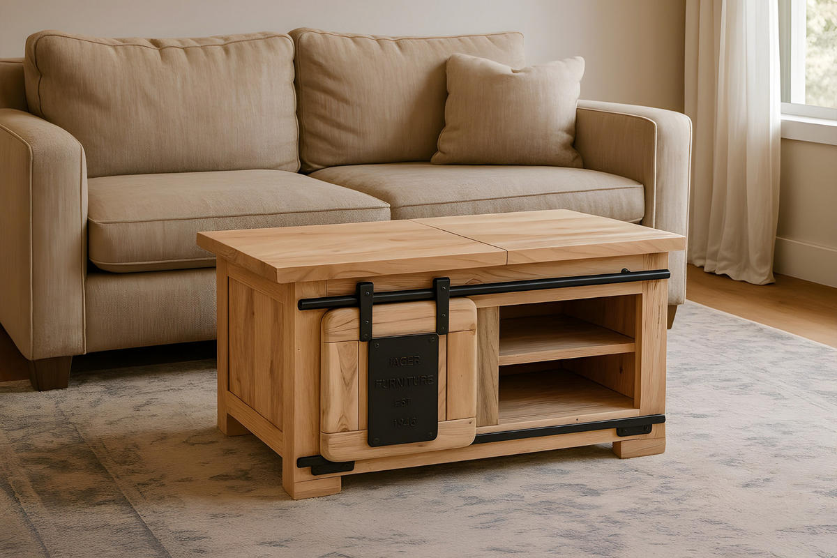 LOWBOARD LIBRO - Beige/Naturfarben, Holz (76/45/51cm) - SAM