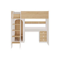 HOCHBETT - 1 Person - Holz, Platte - Naturfarben Hell, Weiß - - Naturfarben/Weiß, Holz (90/190cm) - Vente-Unique