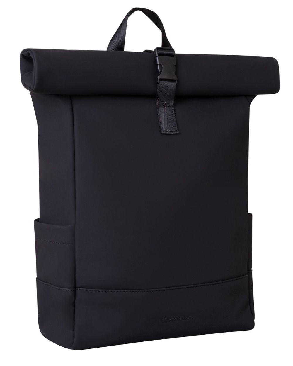 WICKELTASCHE Jayden schwarz Rucksack, einstellbare Grifflänge, Reißverschluss, Sicherheitsgurt - Schwarz, Textil (15/45/33cm) - Kikka boo