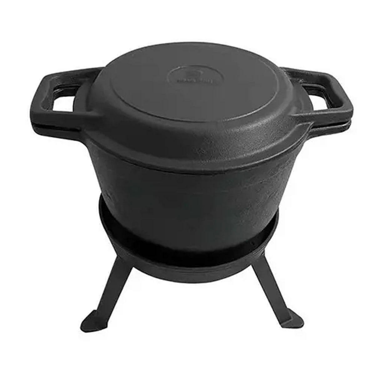 TOPF Schwarz 24/24/35 cm KH1733 - Schwarz, Metall (24cm) - Kinghoff 