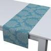 TISCHLÄUFER Damasco, blau, 40x130 cm - Blau, Textil (40/130cm) - Dekoria