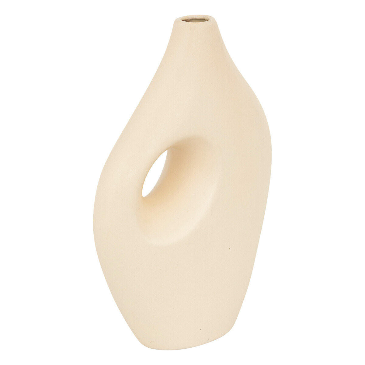 KERAMIKVASE Nola 30 cm - Beige, Keramik (30cm) - Atmosphera Createur d´interieur