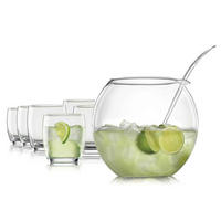 BOWLEGEFÄSS + GLÄSER Libera transparent 8er Set - Transparent, Glas - Bohemia