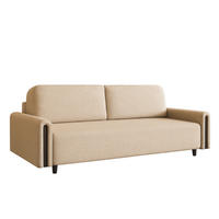 SOFA Beige Modern Mit Schlaffunktion - Beige, Textil (236/93/97cm) - Sepro Meble