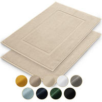 BADEMATTE Vilto 2er-Set, 50/80 cm, Beige - Beige, Textil (80/50cm) - Blumtal