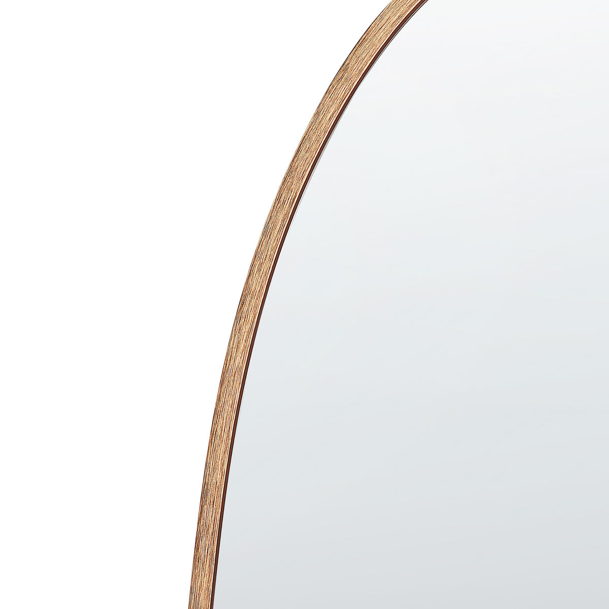 OGLINDĂ PE SUPORT 160 cm metal aurie Larche - auriu, metal (50/160/3cm) - Beliani