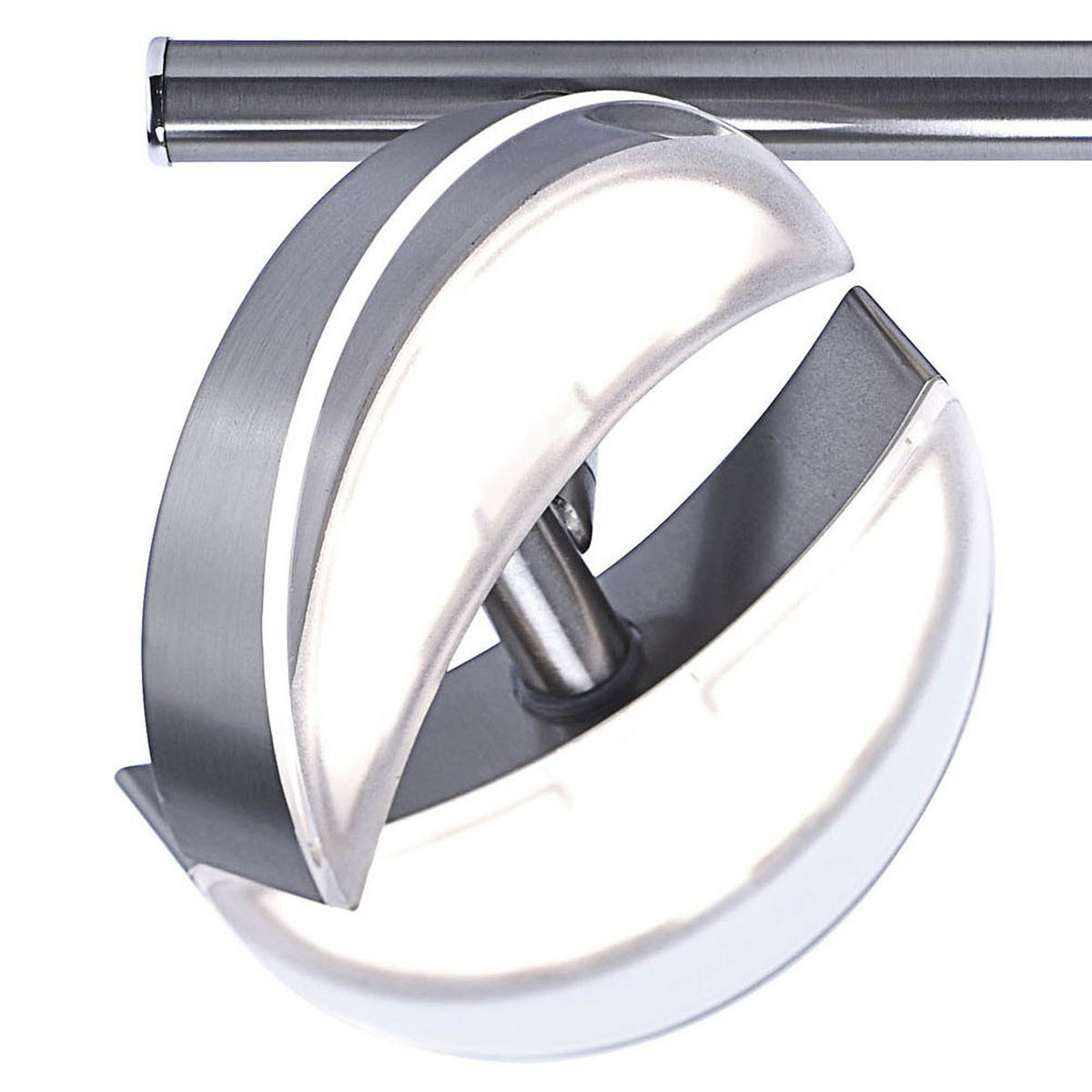 LED DECKENLEUCHTE Tom Silber Stahl - Silberfarben, Metall (30/8/11.5cm)