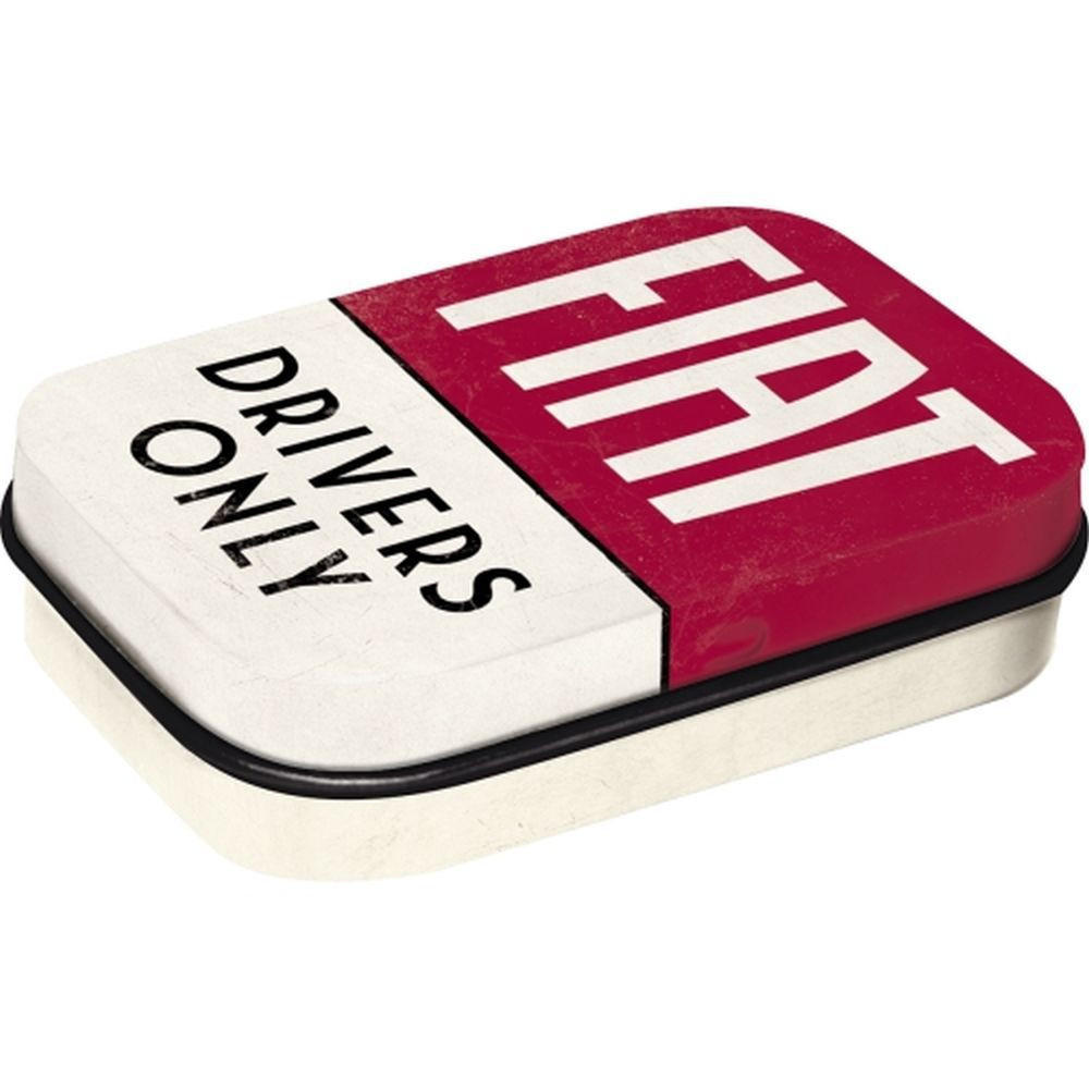 PILLENDOSE Fiat Drivers Only - Multicolor, Metall (6/1.6/4cm) - Nostalgic-Art