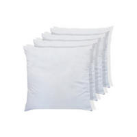 KOPFKISSEN 4er-Set - 400 gr - 60 x 60 cm - Weiß - TORIVIA - Weiß, Textil (60/60cm) - Vente-Unique