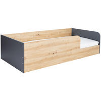 BODENBETT Alessio 90 x 200 cm - Anthrazit/Eiche Artisan, Holzwerkstoff (90/200cm) - arthur berndt