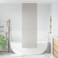 DUSCHVORHANG für Dusche Stoff Breite 76 cm - Weiß, Kunststoff (80/240cm) - MCBOSON