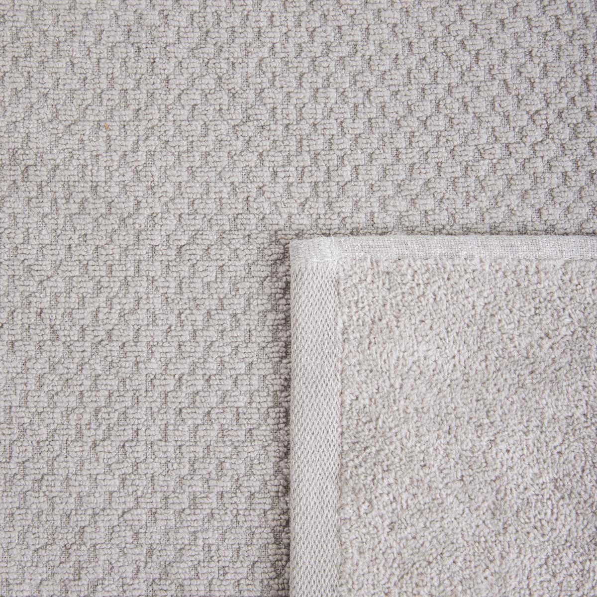 BADETUCH Nasia grau 70/130 cm - Grau, Textil (70/130cm) - Homla