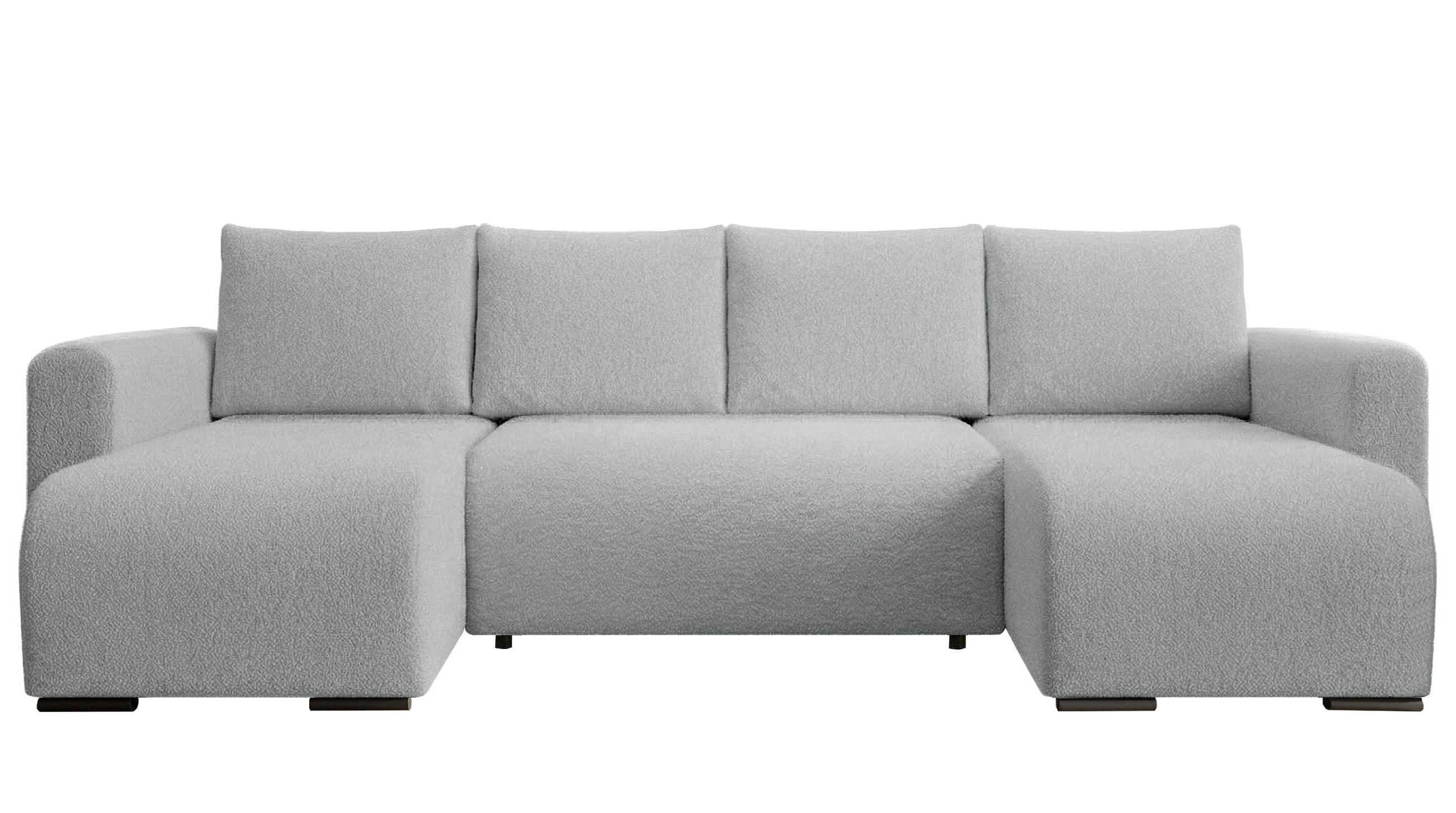 Storez24 Wohnlandschaft Grau 305x85x140 cm