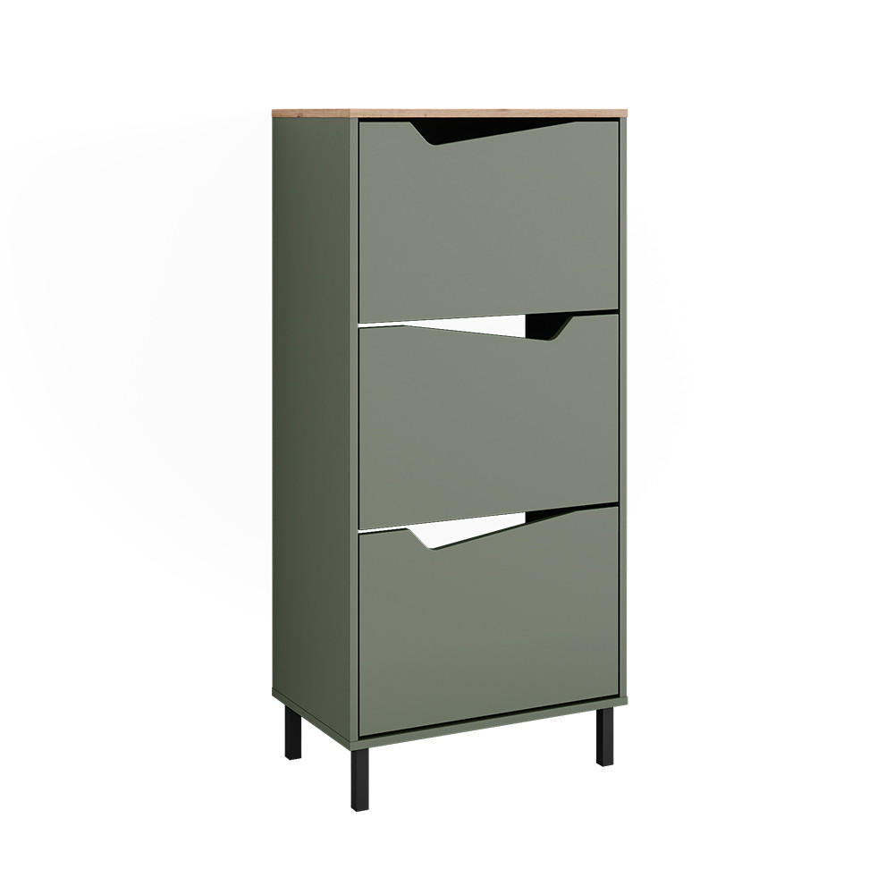 Vicco BOTNÍK NA BOTY Marelle Zelená/umělecká 60 x 129.5 cm se 3 přihrádkami