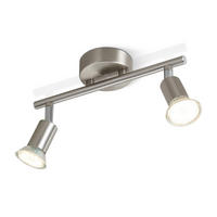 DECKENSTRAHLER Max 21-flammig 25/8/14 cm - Silberfarben, Metall (25/8/14cm) - Nettlife