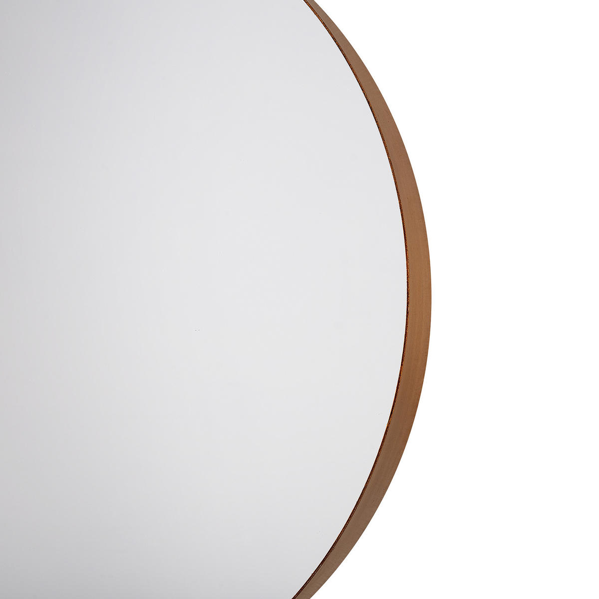 WANDSPIEGEL kupfer 40 cm Piney - Kupferfarben, Metall (40/40/6cm) - Beliani