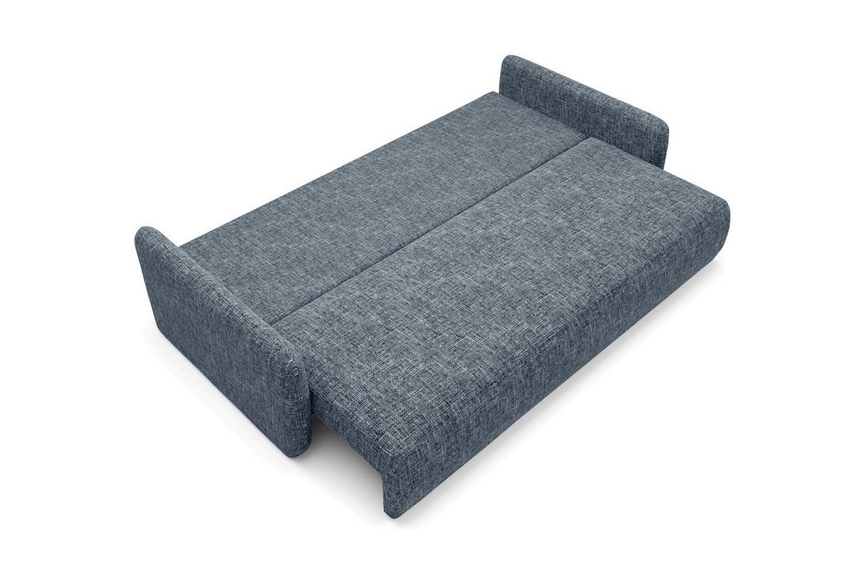 SCHLAFSOFA mit Bettkasten Anthrazitgrau - Anthrazit/Schwarz, Holz/Holzwerkstoff (217/86/102cm) - Furnisell