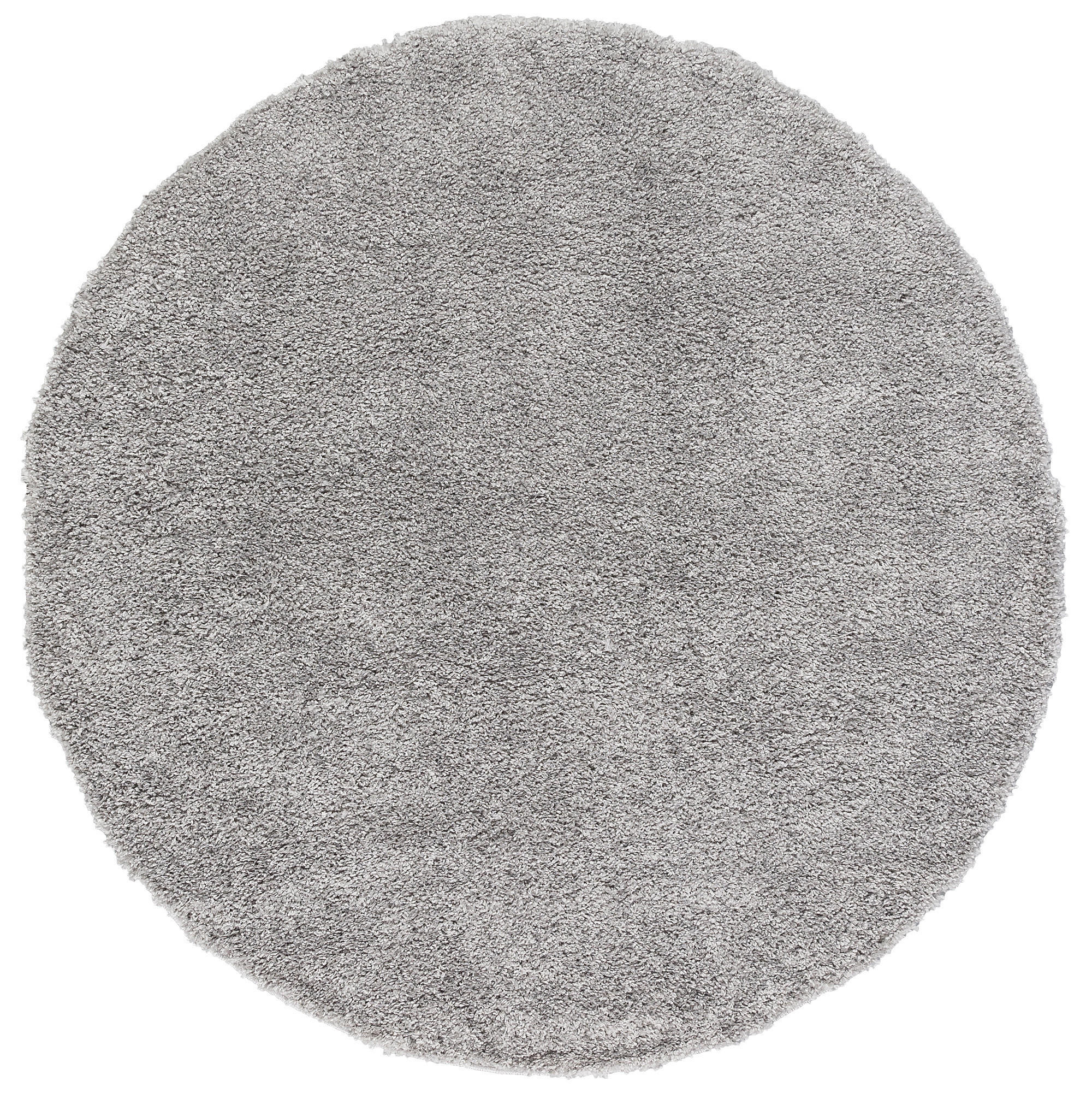 HOCHFLOR LANGFLOR TEPPICH ALOHA RUND - Grau, Textil (200/200cm) - Pergamon